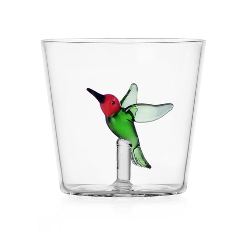 Ichendorf Milano Glass Hummingbird Tumbler, 300ml