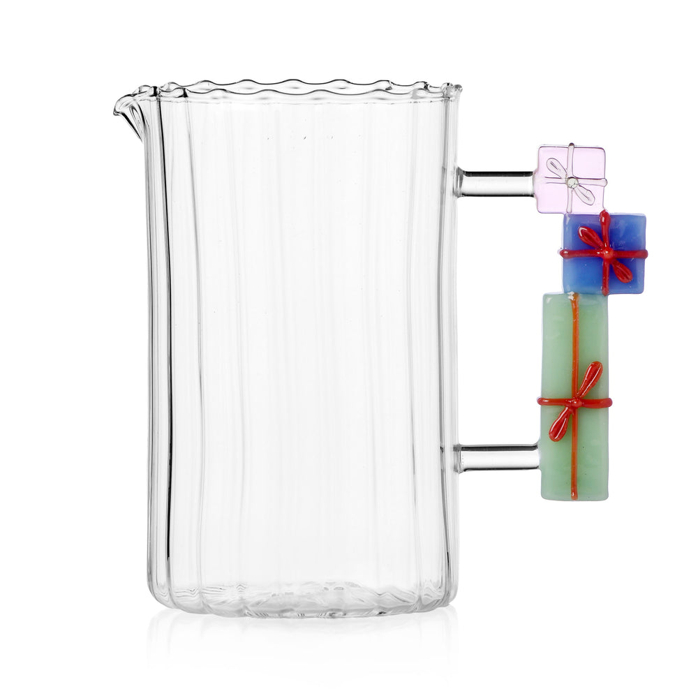 Ichendorf Milano Glass Limited Edition Stacked Gifts Jug, 1.5 Litre