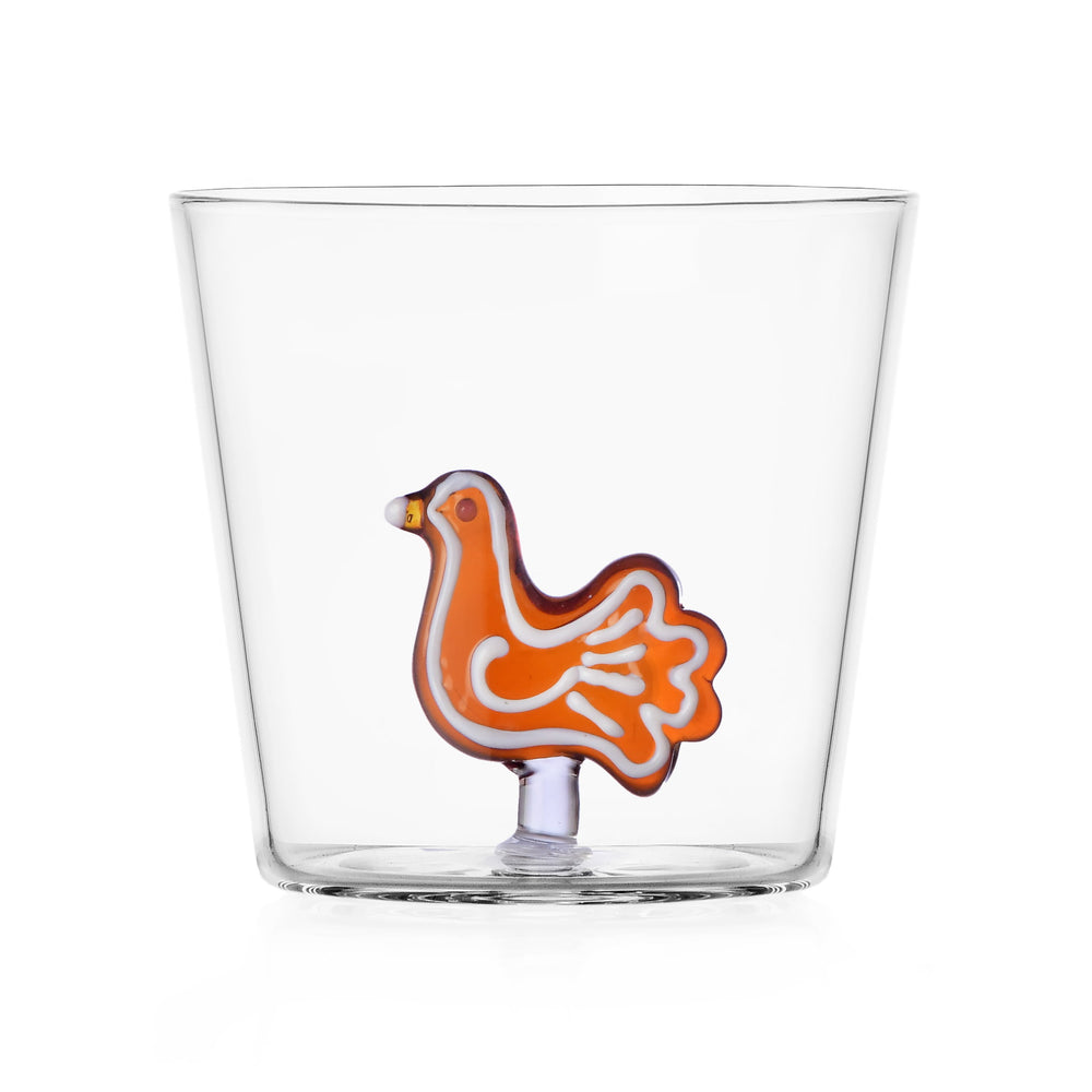 Ichendorf Milano Glass Limited Edition Gingerbread Bird Tumbler, 300ml