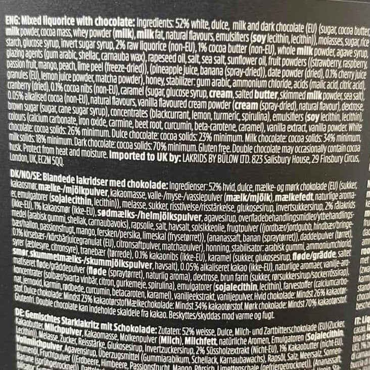 Lakrids Liquorice Advent Calendar, 690g