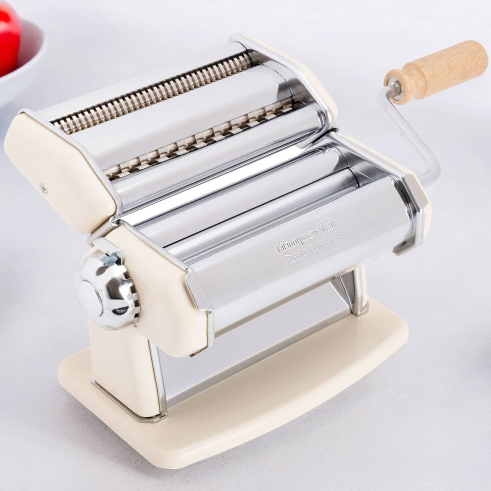 Imperia Ivory Pasta Maker with Dust Bag & Hopper