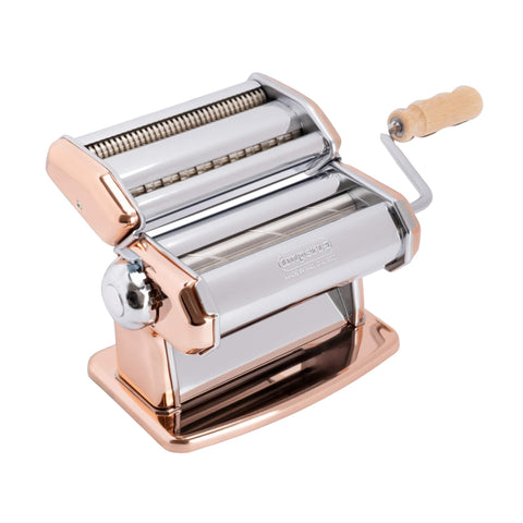 Imperia Copper Gourmet Pasta Maker with Textured Rollers
