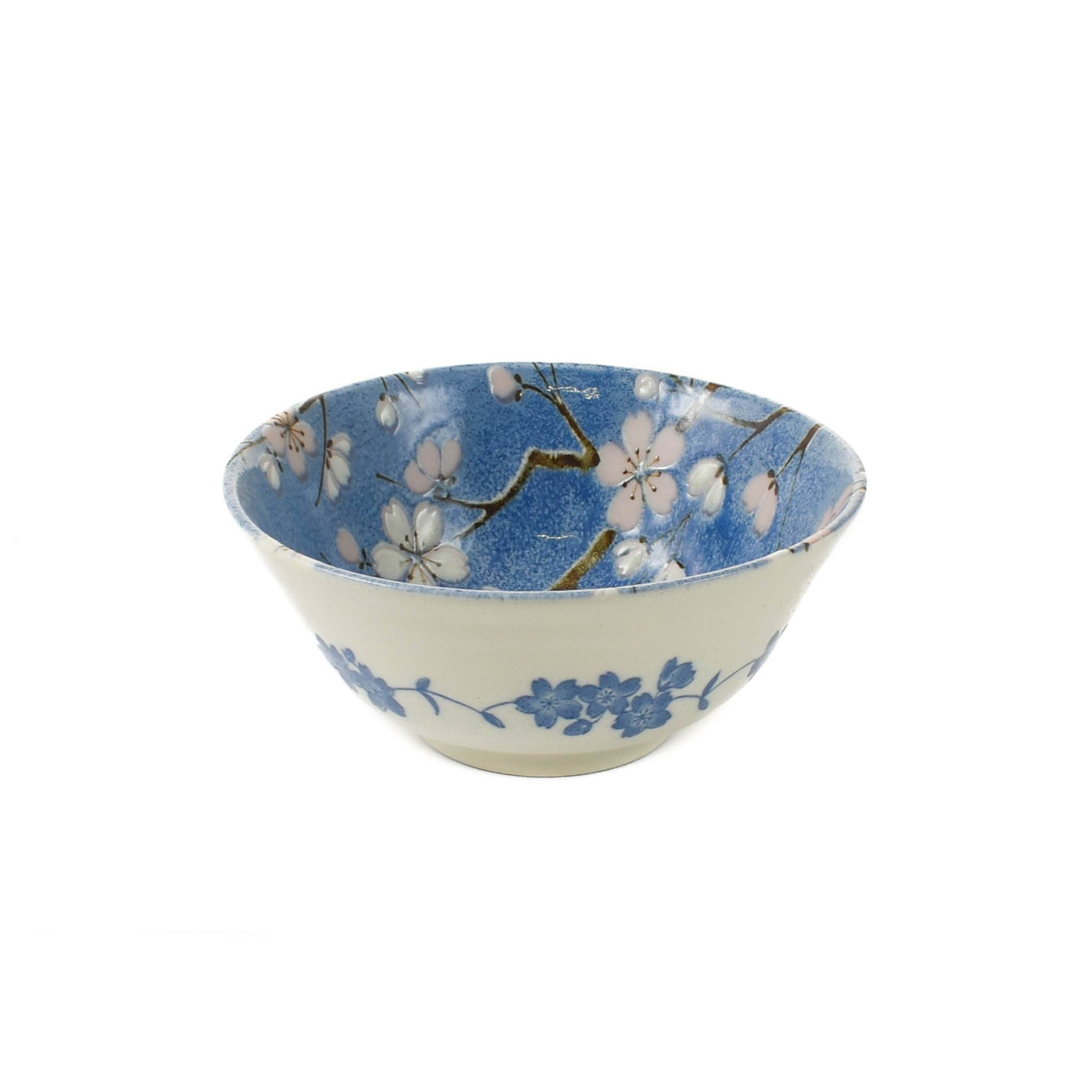 Light Blue Sakura Blossom Noodle Bowl