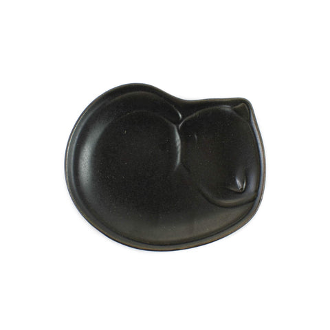 Black Cat Japanese Small Plate, 11cm