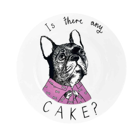 Jimbob Art Is There Any Cake? Side Plate, 20cm