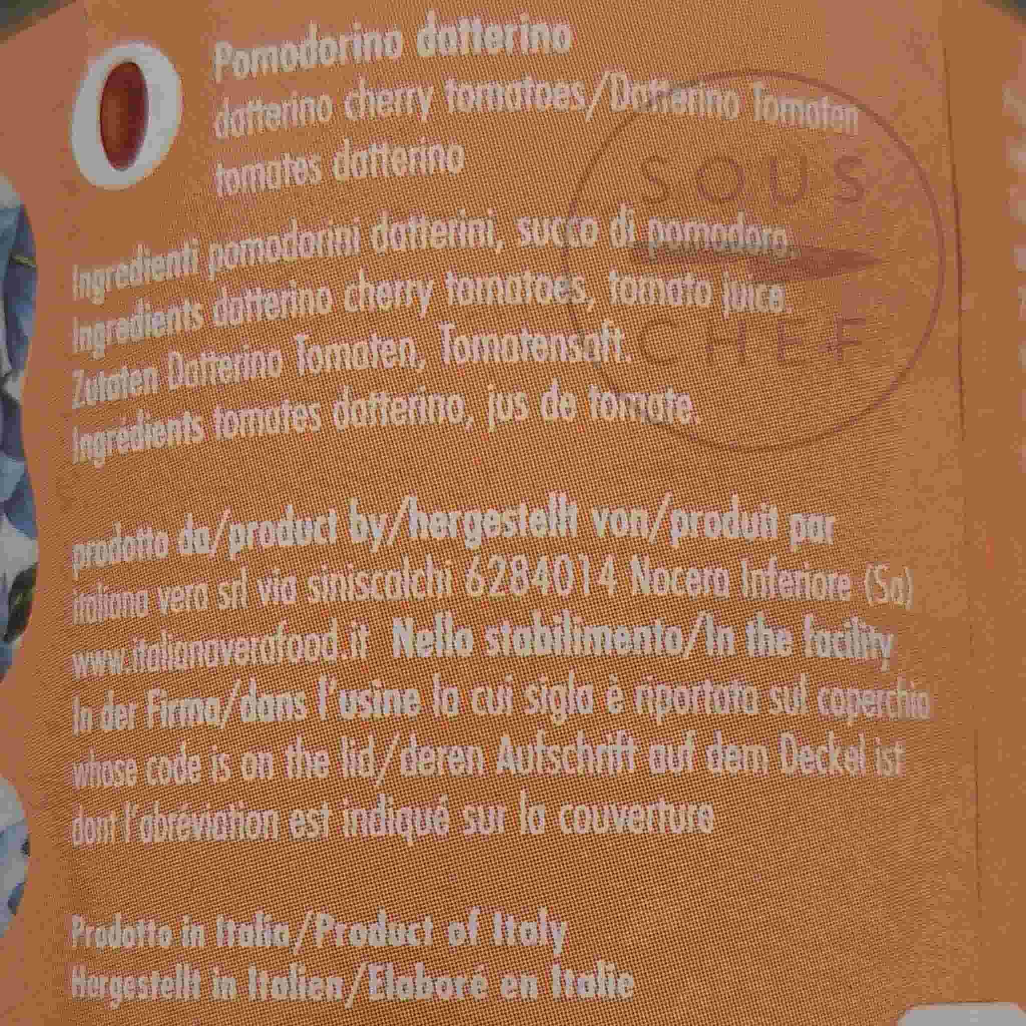 Italianavera Datterino Tomatoes in Botanical Tin, 400g