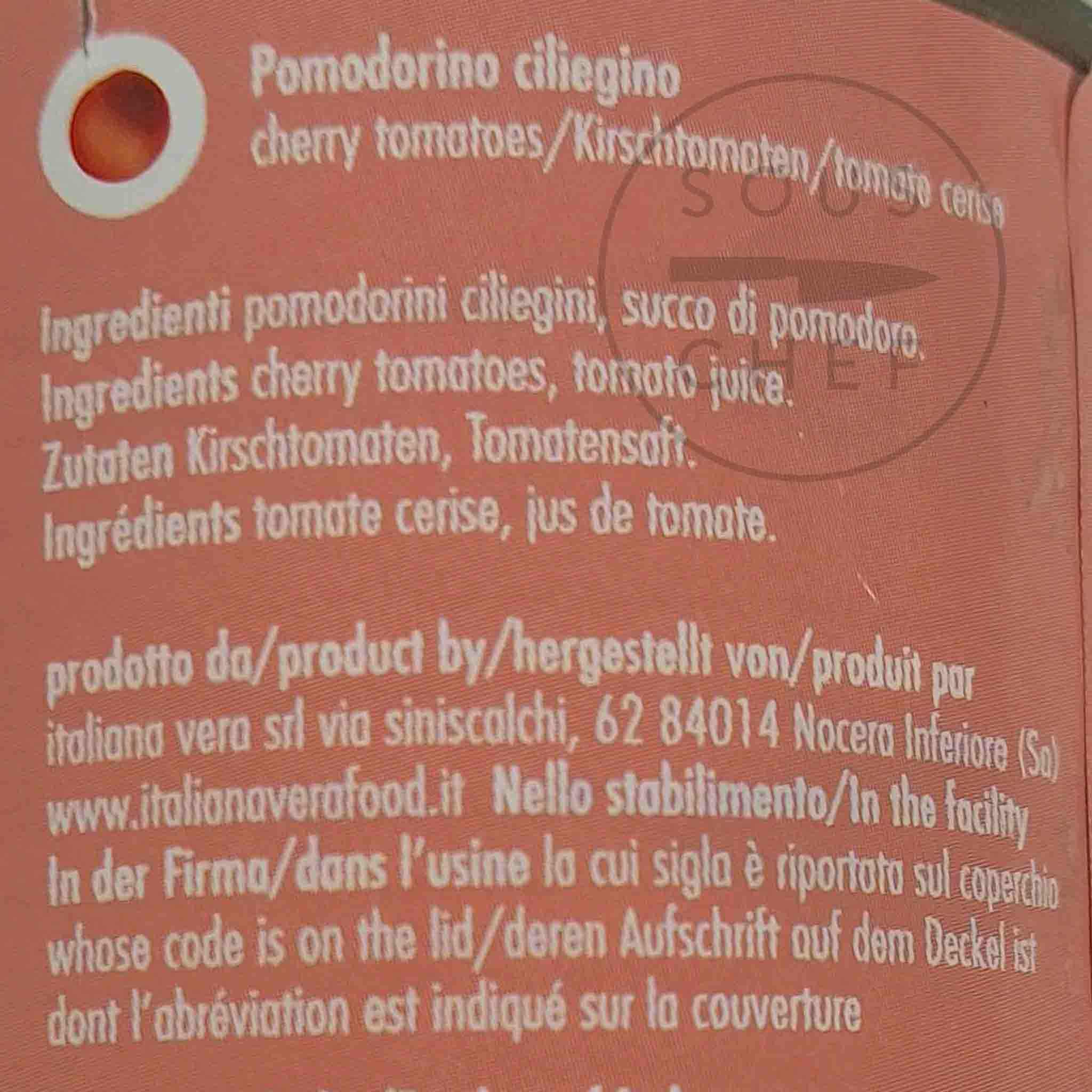 Italianavera Cherry Tomatoes in Botanical Tin, 400g