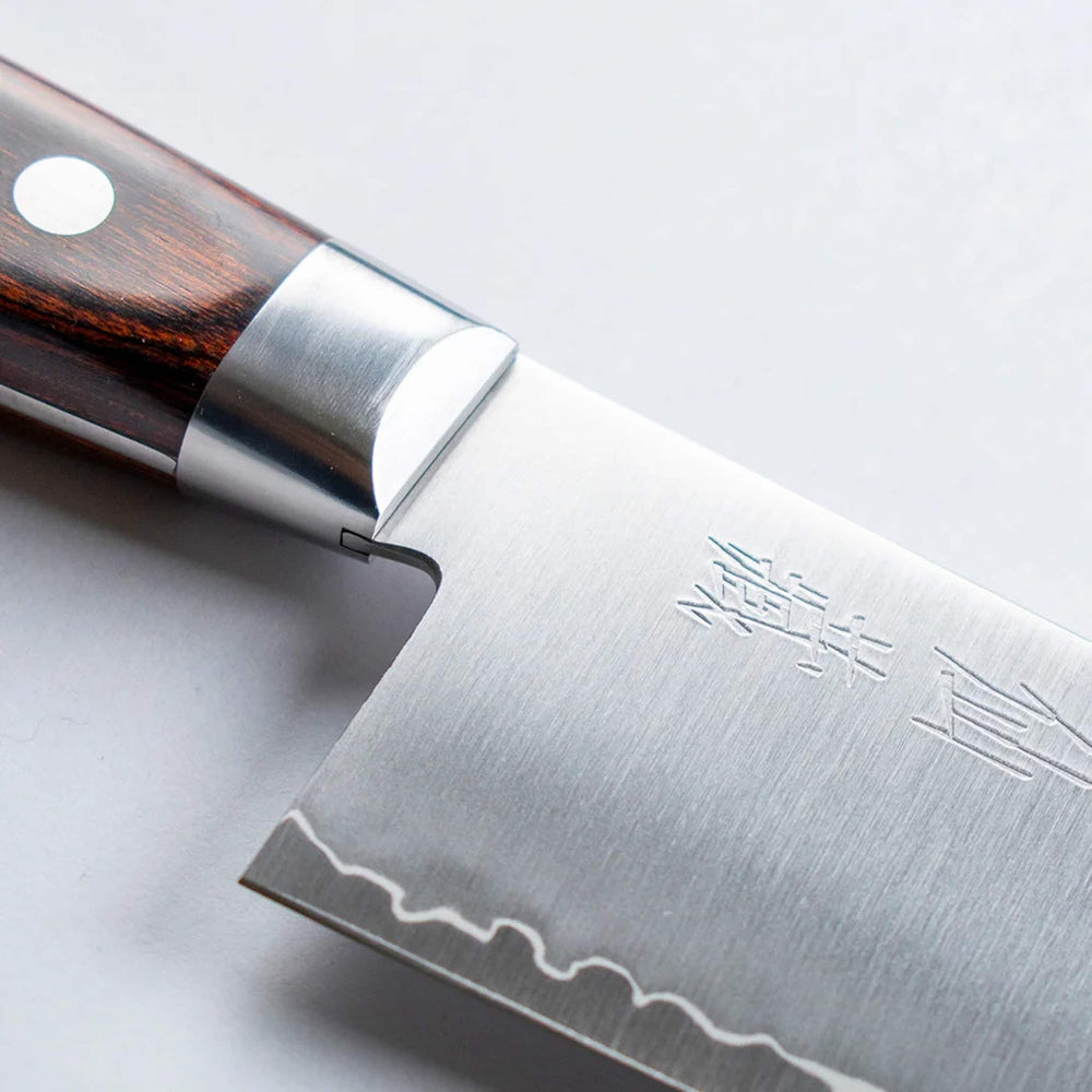 Japanese AUS10 Nakiri Knife, 18cm