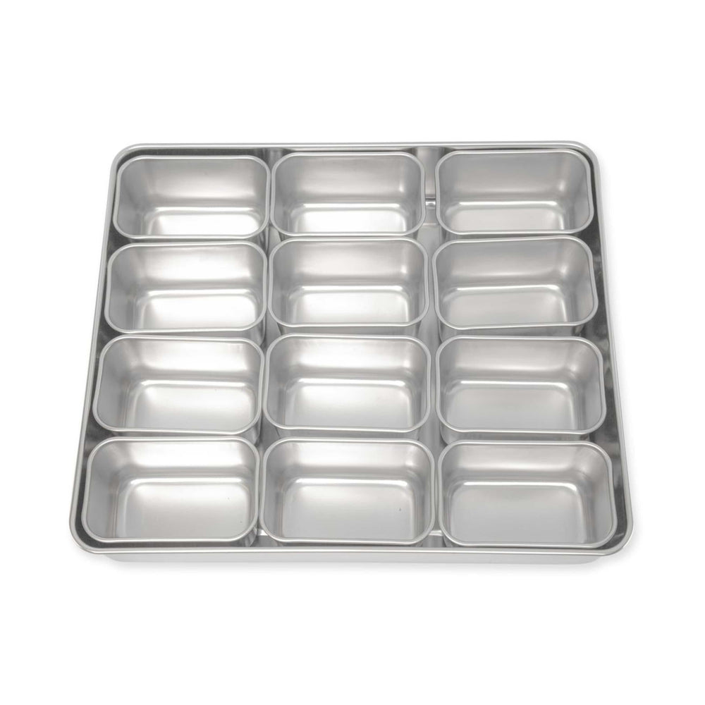 Japanese Stainless Steel Yakumi Tray with Small Inserts