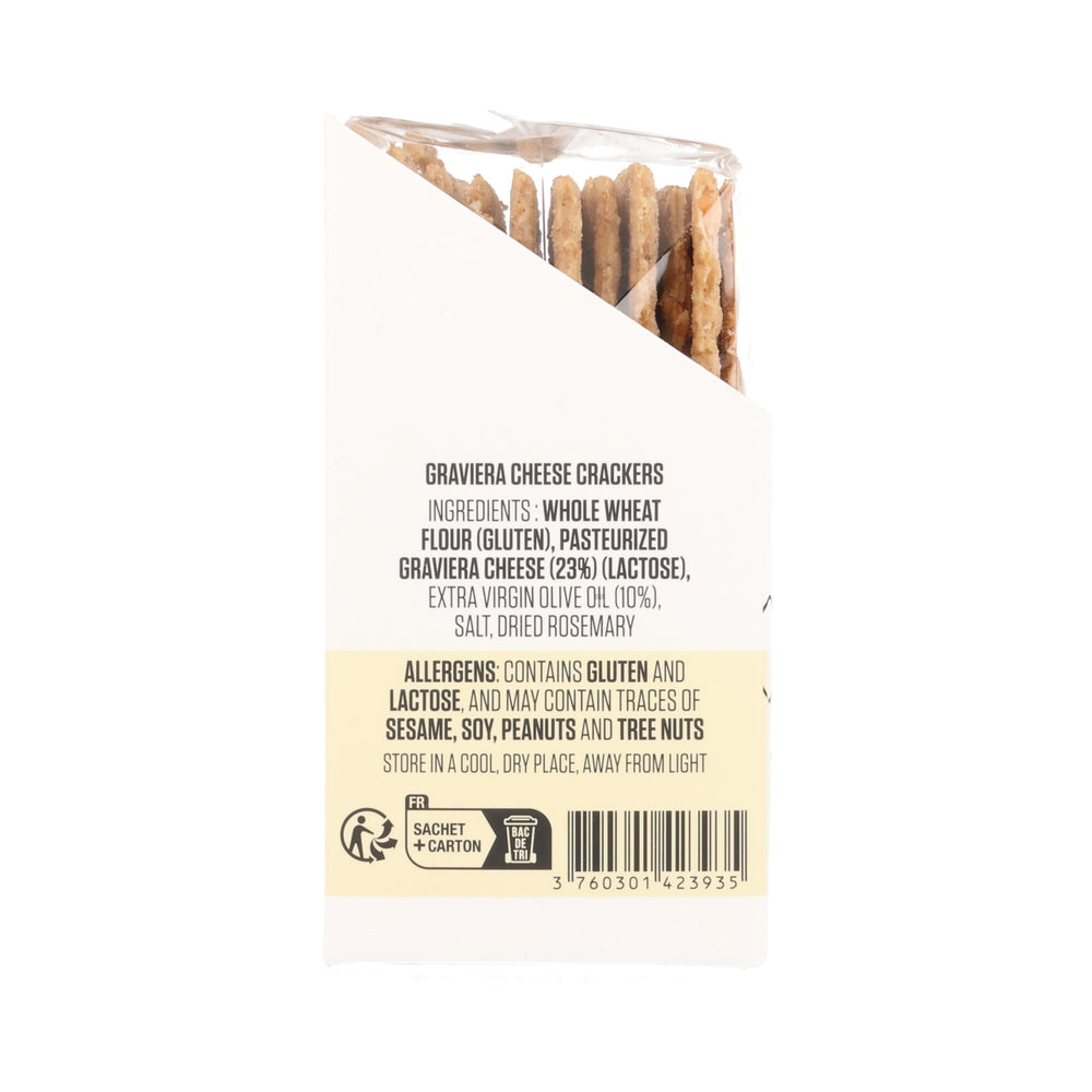 Kalios Crackers with Greek Graviera Cheese, 100g
