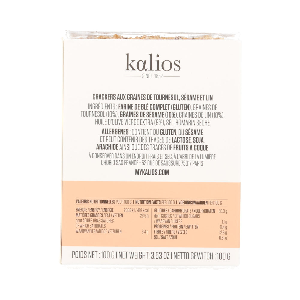 Kalios Multigrain Crackers, 100g