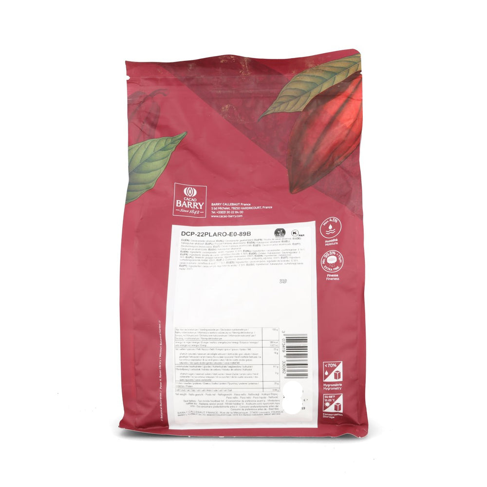 Cacao Barry Dark Brown Plein Arome Cocoa Powder, 1kg