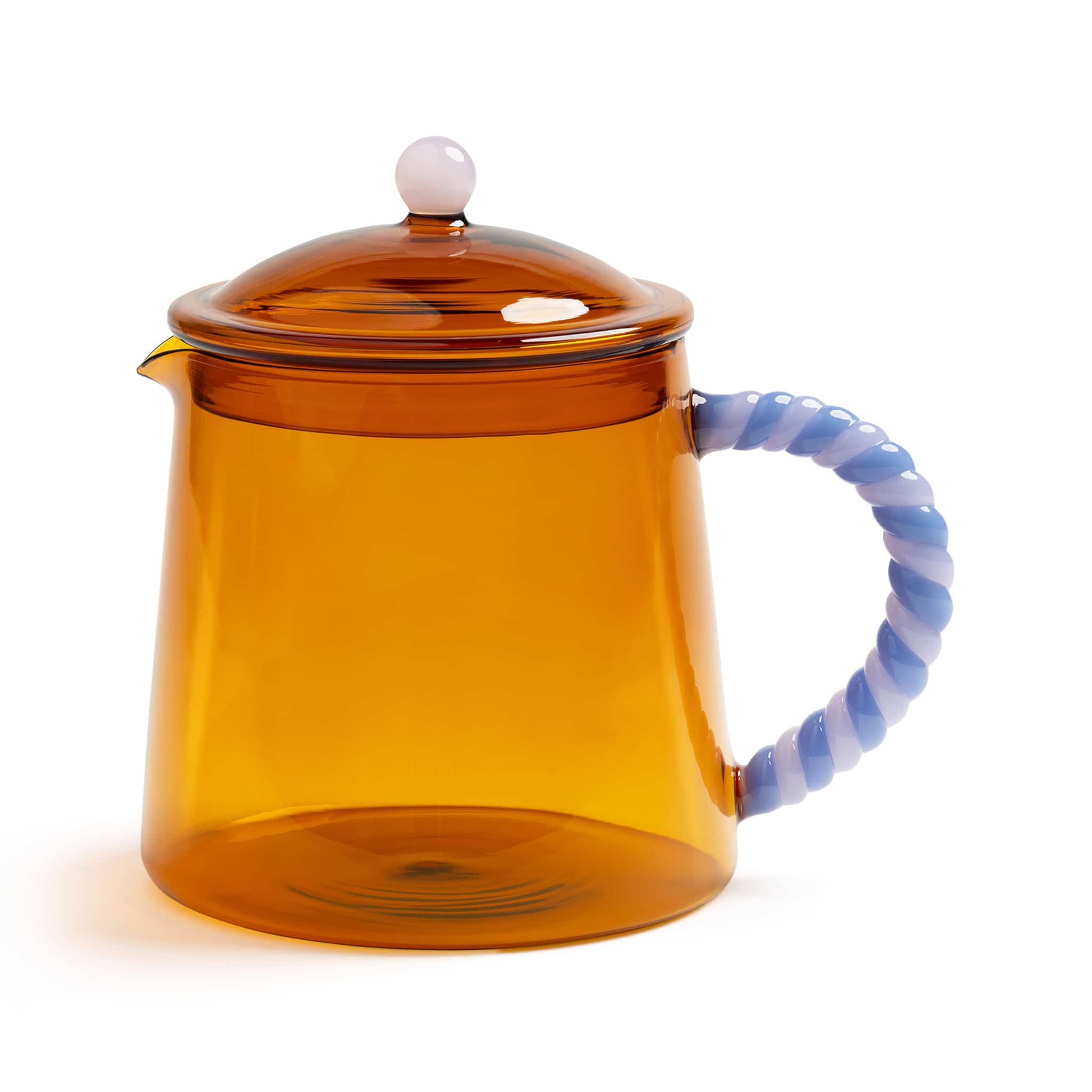 Amber Glass Teapot, 1 Litre