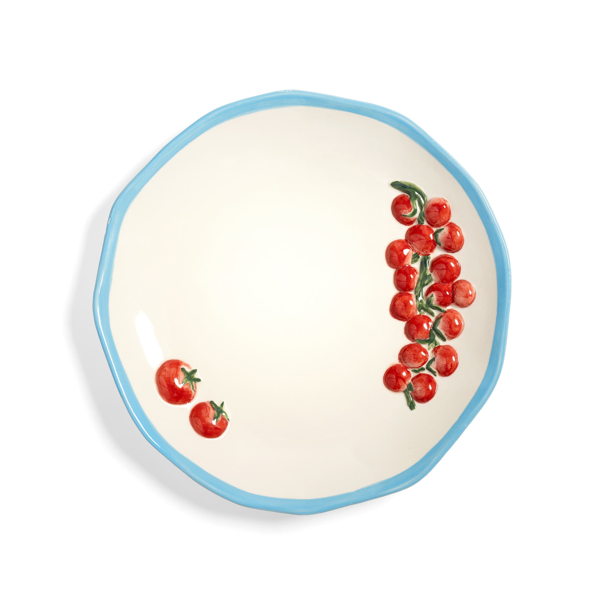 Tomato Ceramic Platter, 31cm