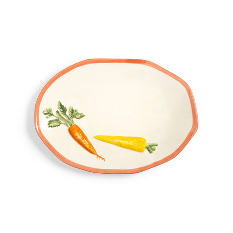 Carrot Ceramic Platter, 40cm