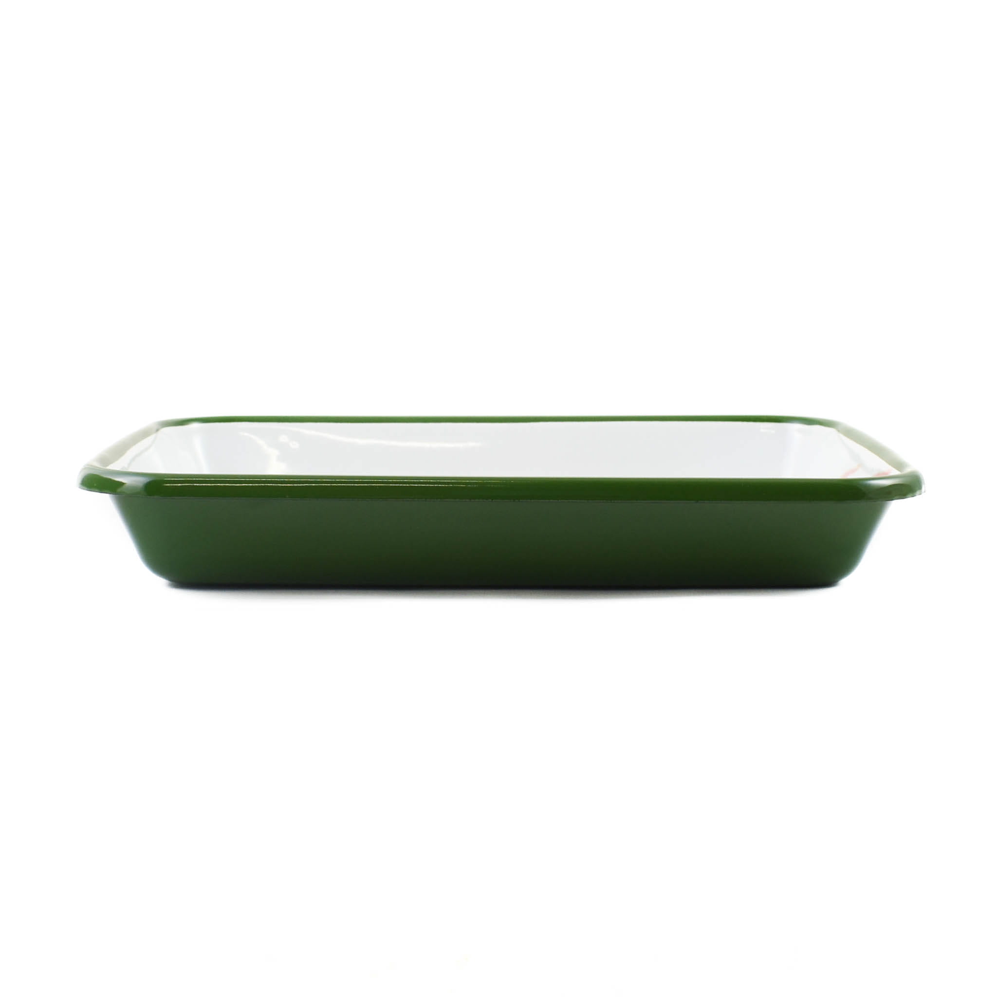 Green Marble Enamel Roasting & Serving Dish, 26cm