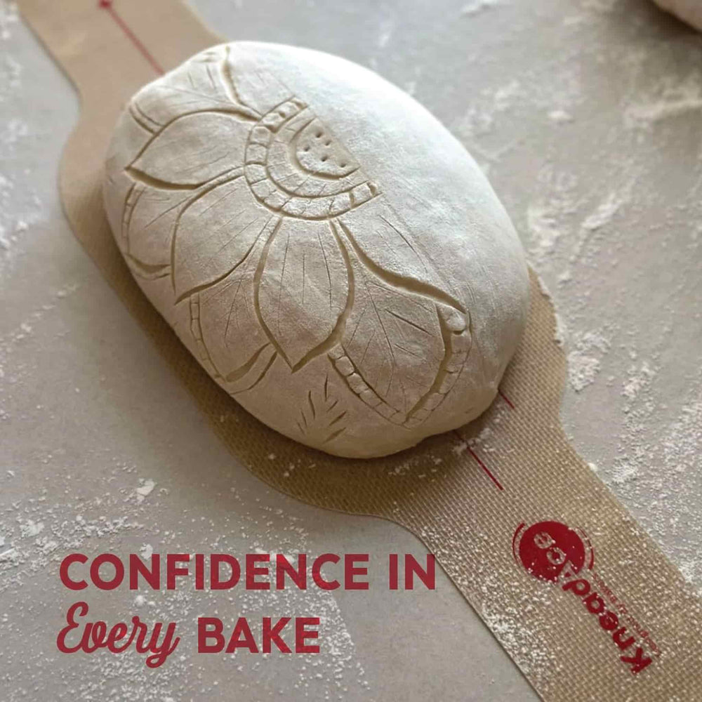 Set of 2 KneadAce Silicone Bread Slings, Oval & Round