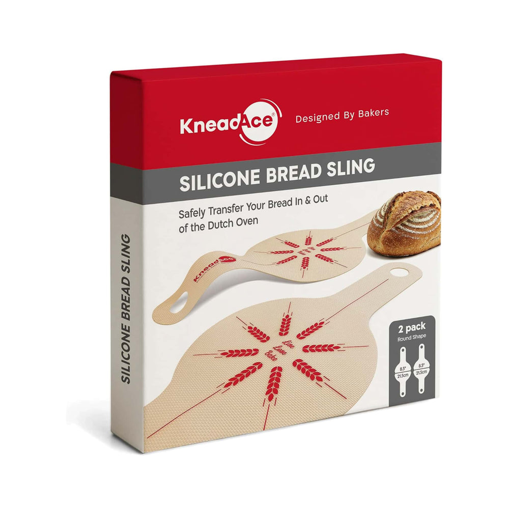 Set of 2 KneadAce Silicone Bread Slings, x2 Round