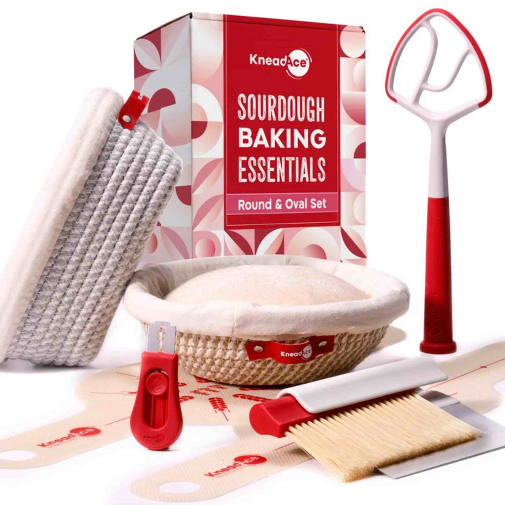KneadAce Sourdough Essentials Set for Round & Oval Loaves