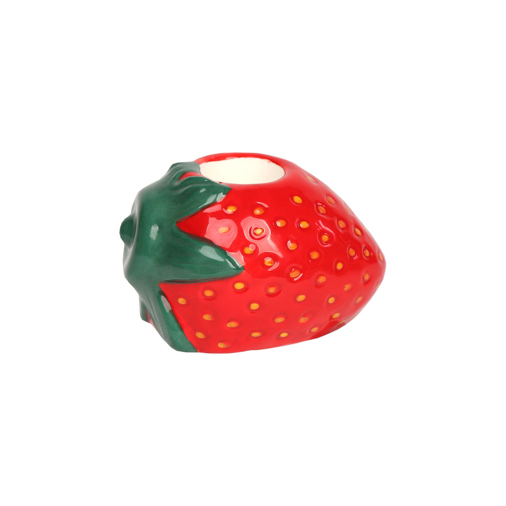 Strawberry Ceramic Candle Holder