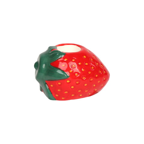 Strawberry Ceramic Candle Holder