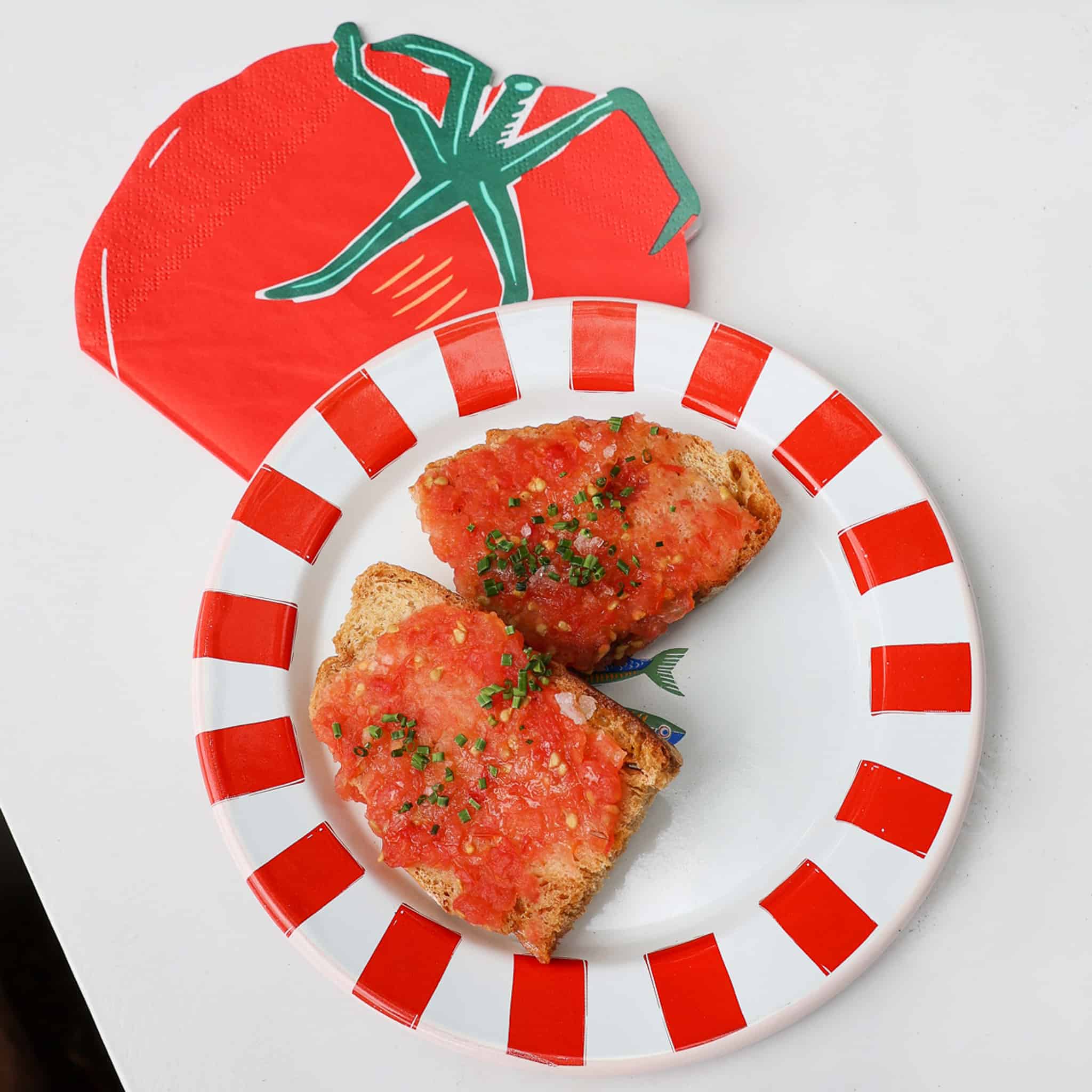 Tomato Ceramic Candle Holder