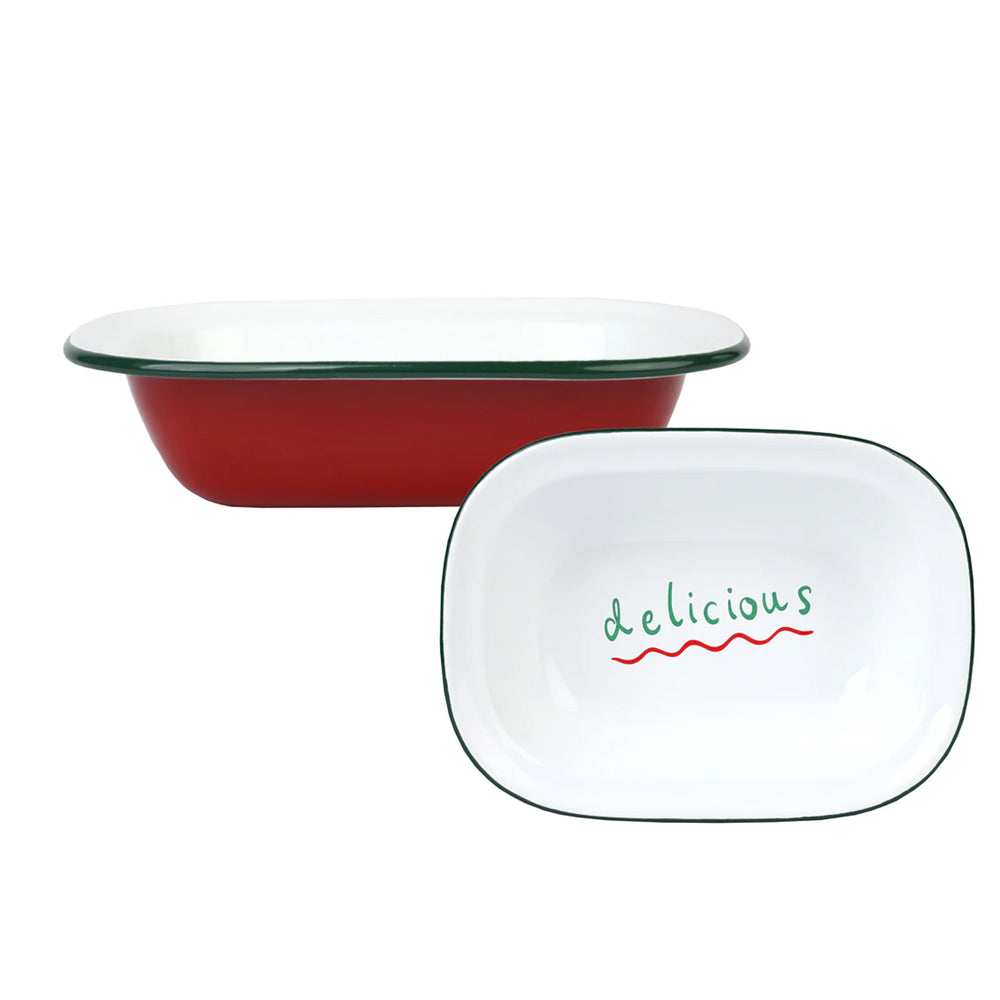 Delicious Enamel Small Roasting Dish, 20cm