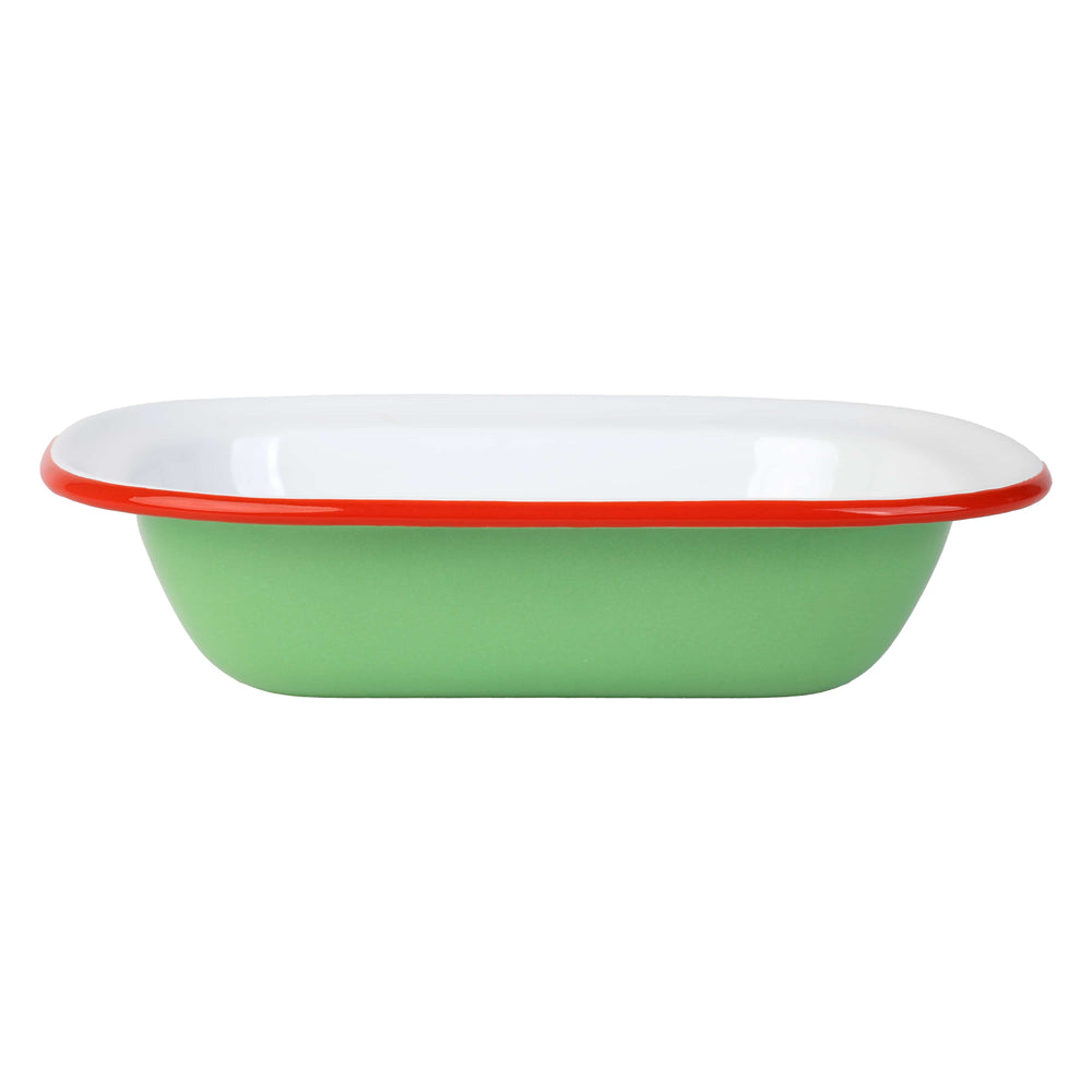 Tomato Printed Enamel Small Roasting Dish, 20cm