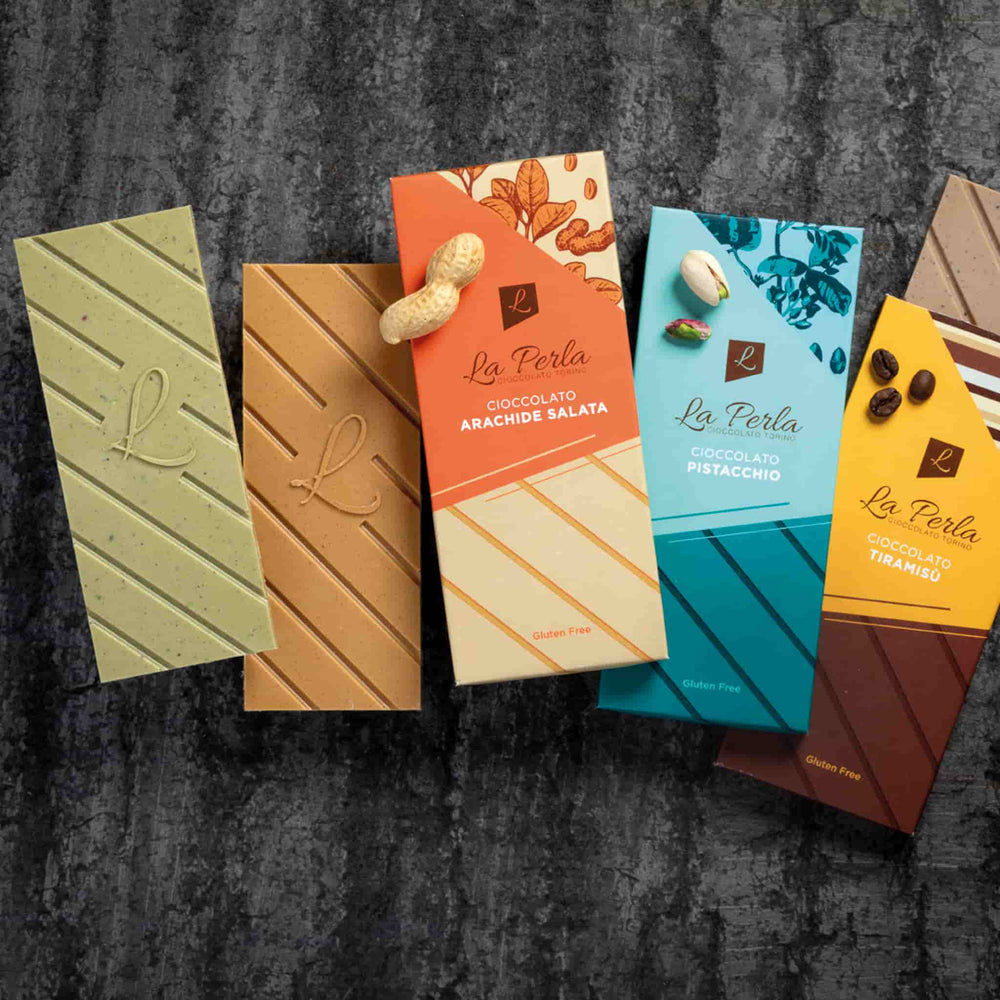 La Perla di Torino Pistachio Chocolate Bar, 60g