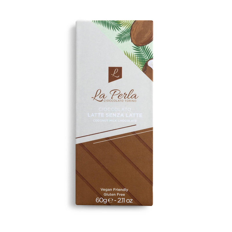 La Perla di Torino Vegan Coconut Milk Chocolate Bar, 60g