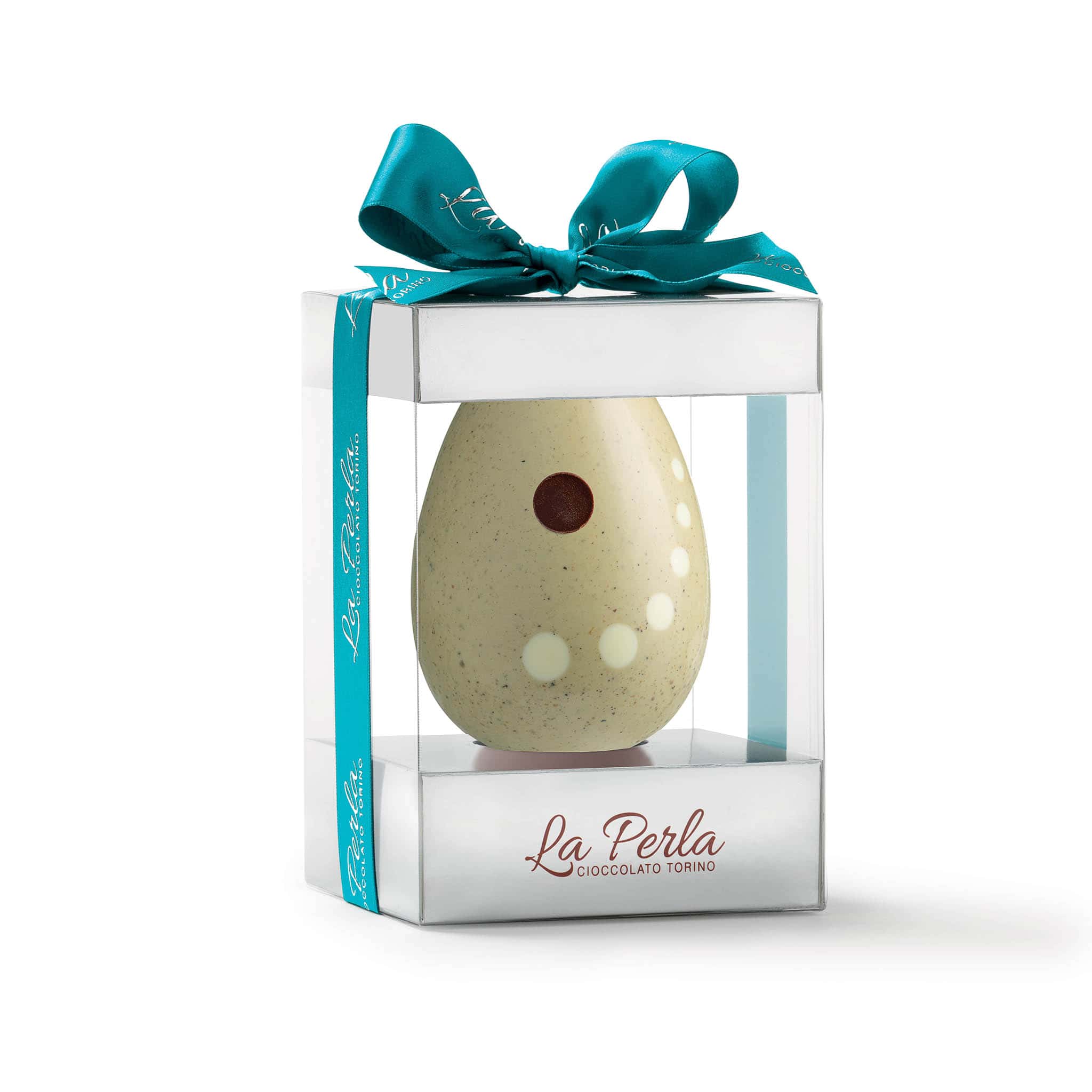La Perla di Torino Pistachio & White Chocolate Easter Egg, 200g