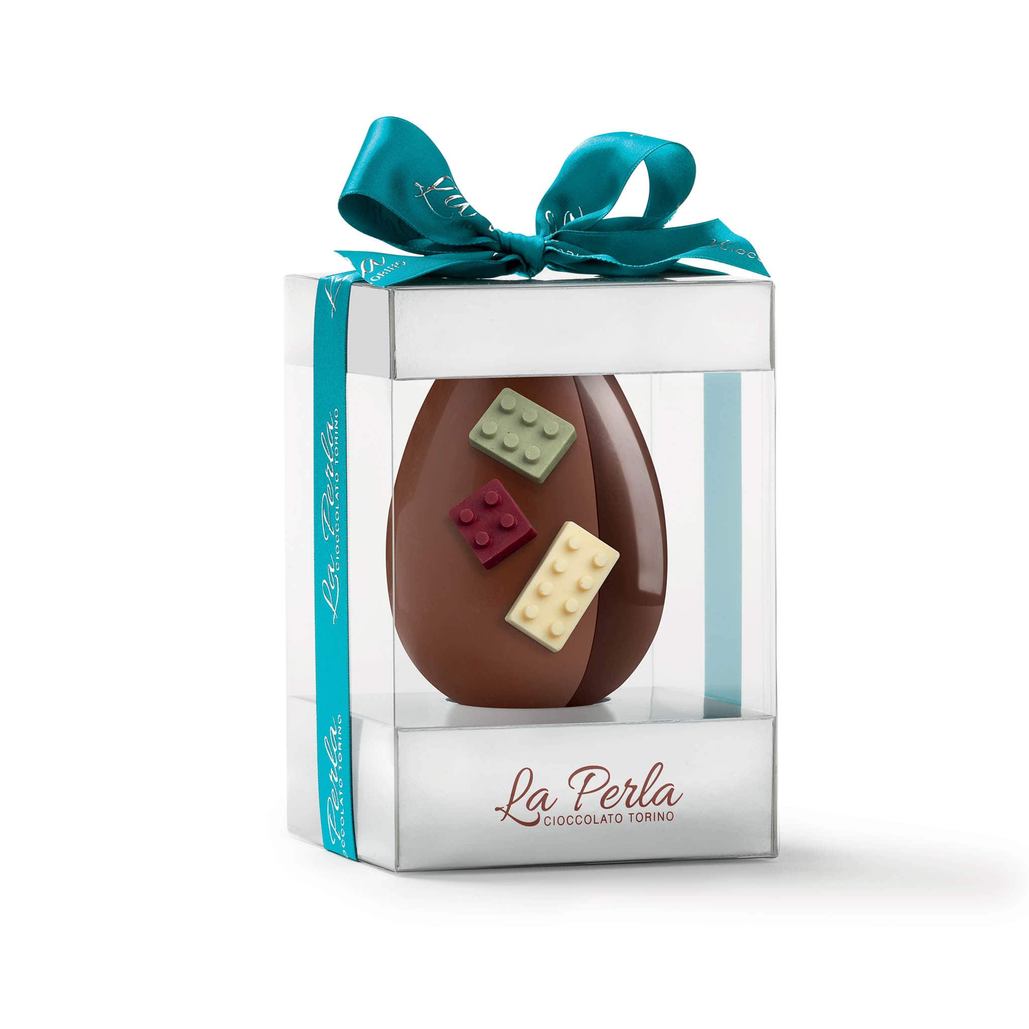La Perla di Torino Milk & Dark Chocolate Brick Easter Egg, 200g