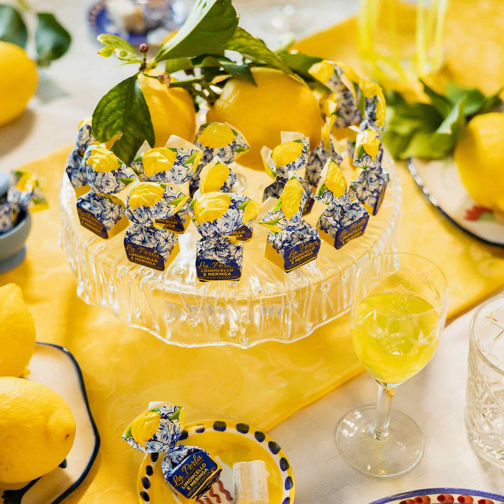 La Perla di Torino Limoncello Meringue Truffles, 200g