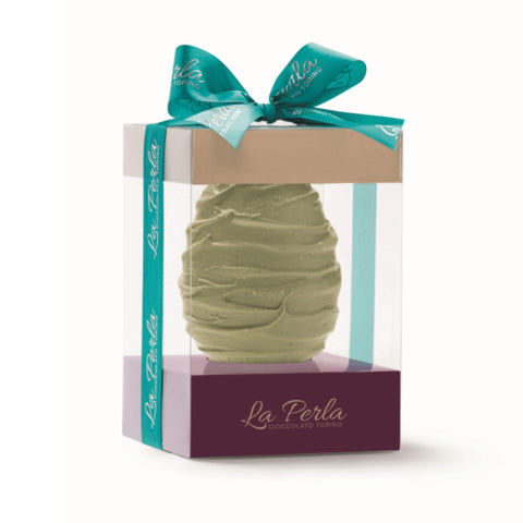 La Perla di Torino White Chocolate & Salted Pistachio Easter Egg, 220g