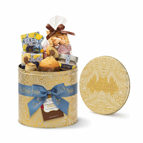 La Perla di Torino Limoncello & Meringue Selection Gift Tin, 560g