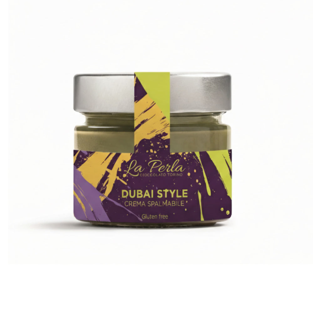 La Perla Dubai Style Pistachio Spread with Chocolate Chips & Kadayif, 150g