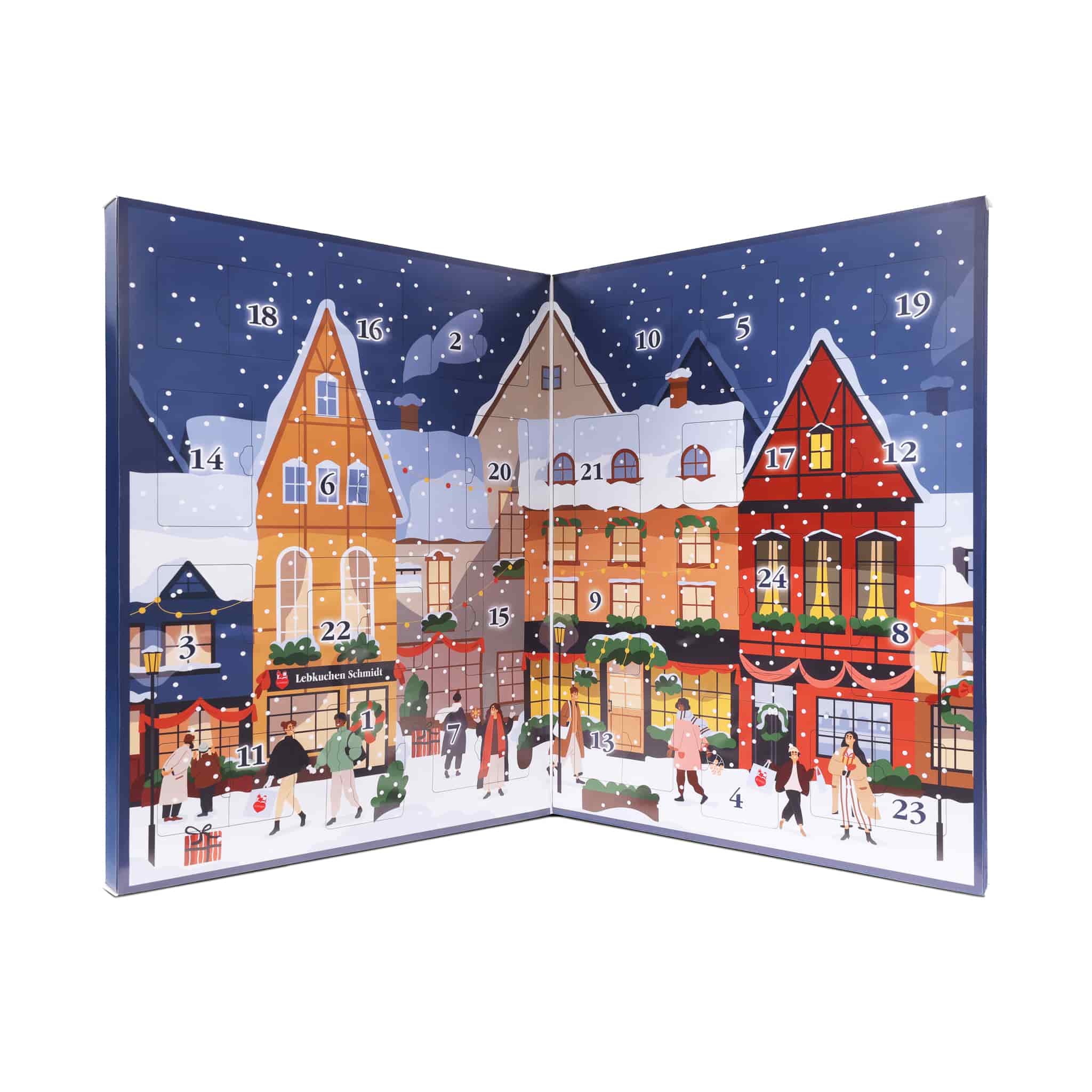 Lebkuchen-Schmidt PGI Lebkuchen & Biscuit Advent Calendar, 430g