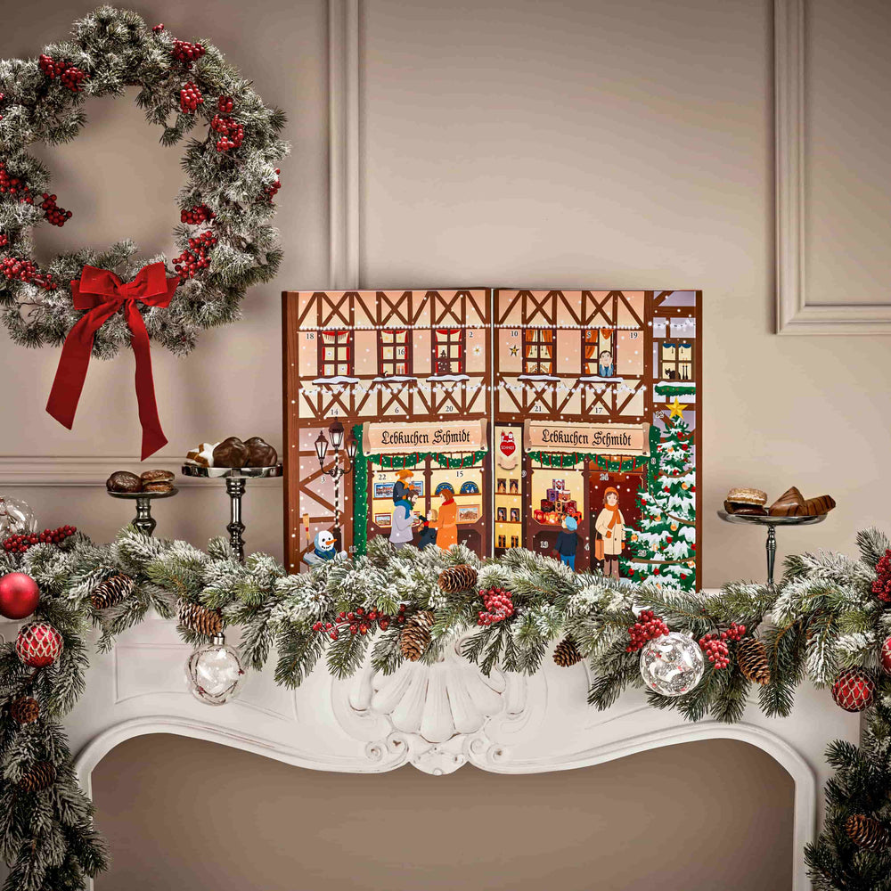 Lebkuchen-Schmidt PGI Lebkuchen & Biscuit Advent Calendar, 430g