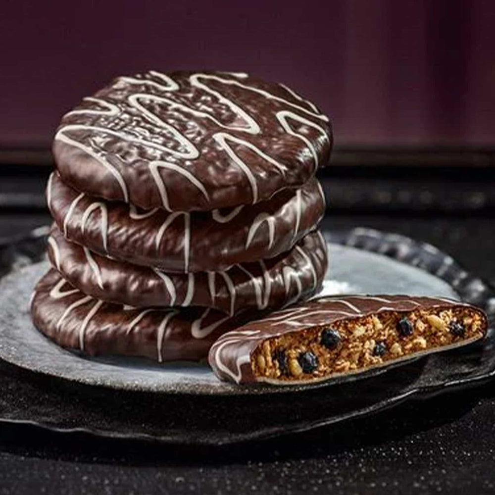 Lebkuchen-Schmidt Wild Blueberry & Marzipan Elisen Lebkuchen Biscuits, 280g