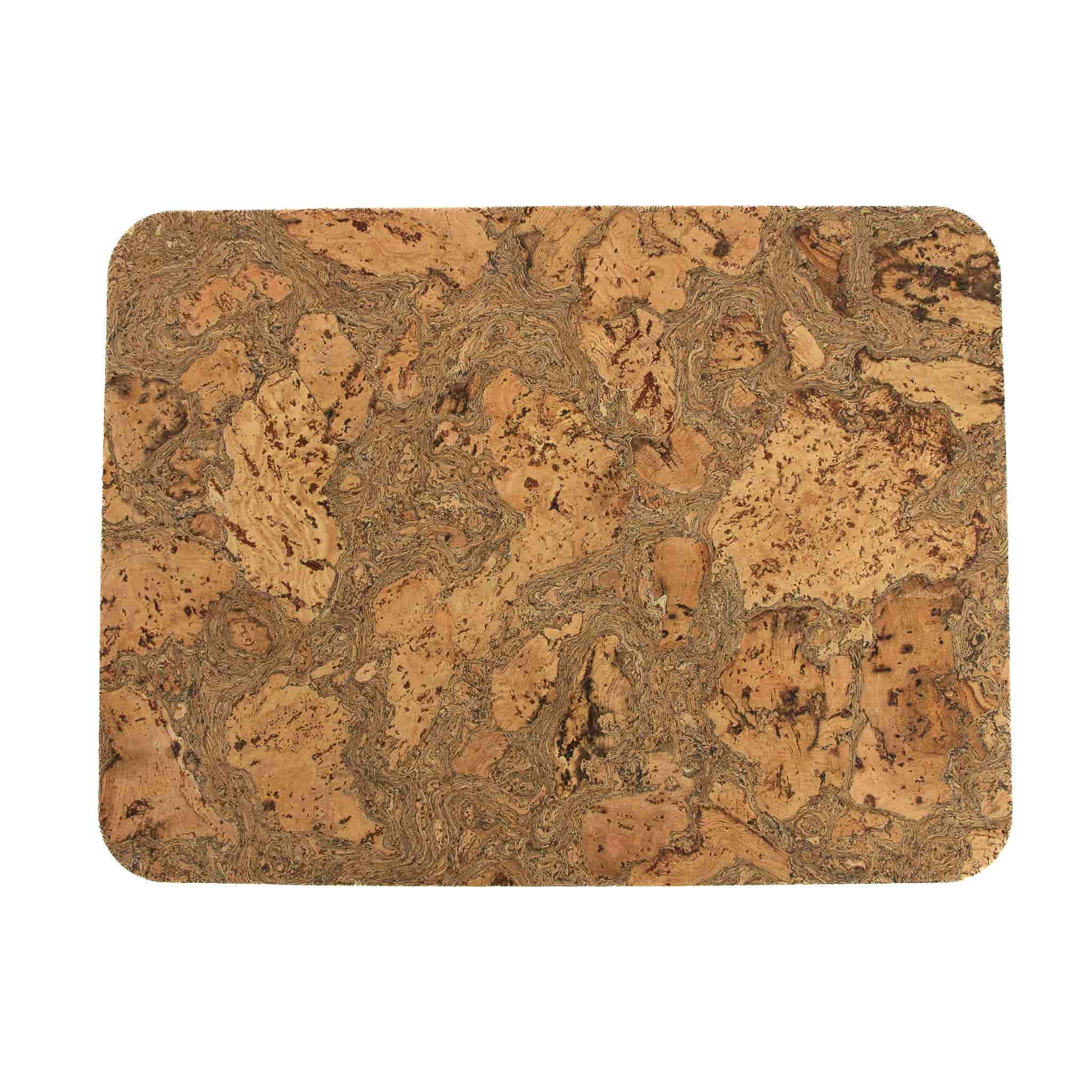 Set of 4 Marbled Organic Cork Rectangle Placemats, 40cm | Buy online UK ...