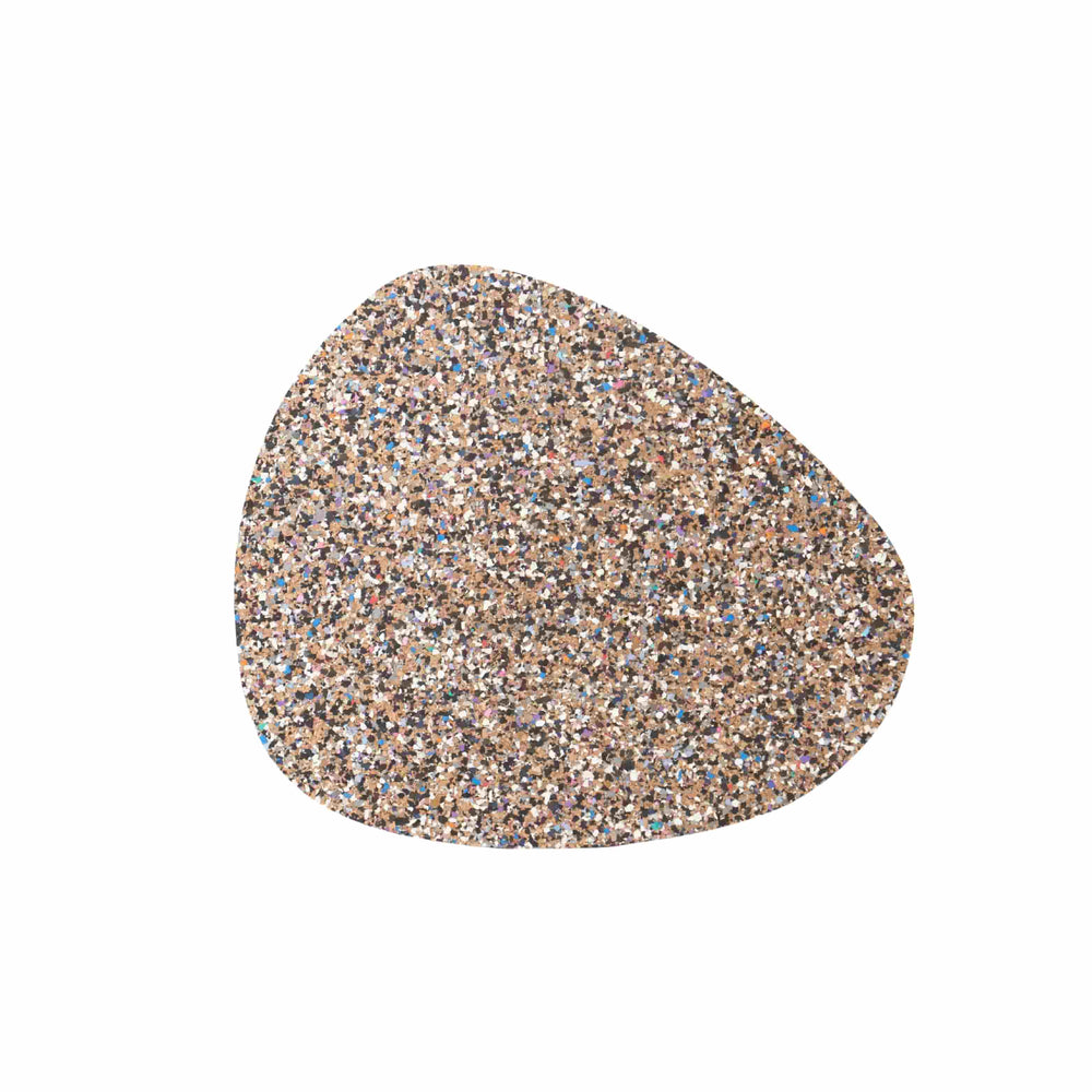 Set of 4 Beach Clean Recycled Organic Cork Pebble Placemats, 33cm