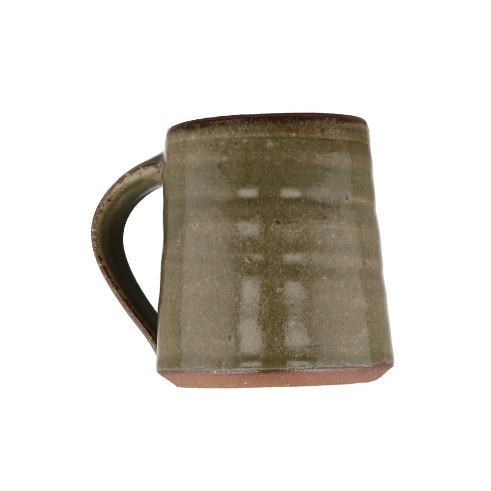 Leach Pottery Ash Green Stoneware Large Mug, 300ml