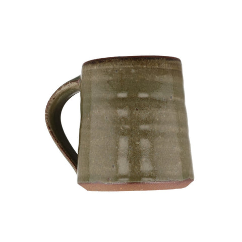 Leach Pottery Ash Green Stoneware Large Mug, 300ml