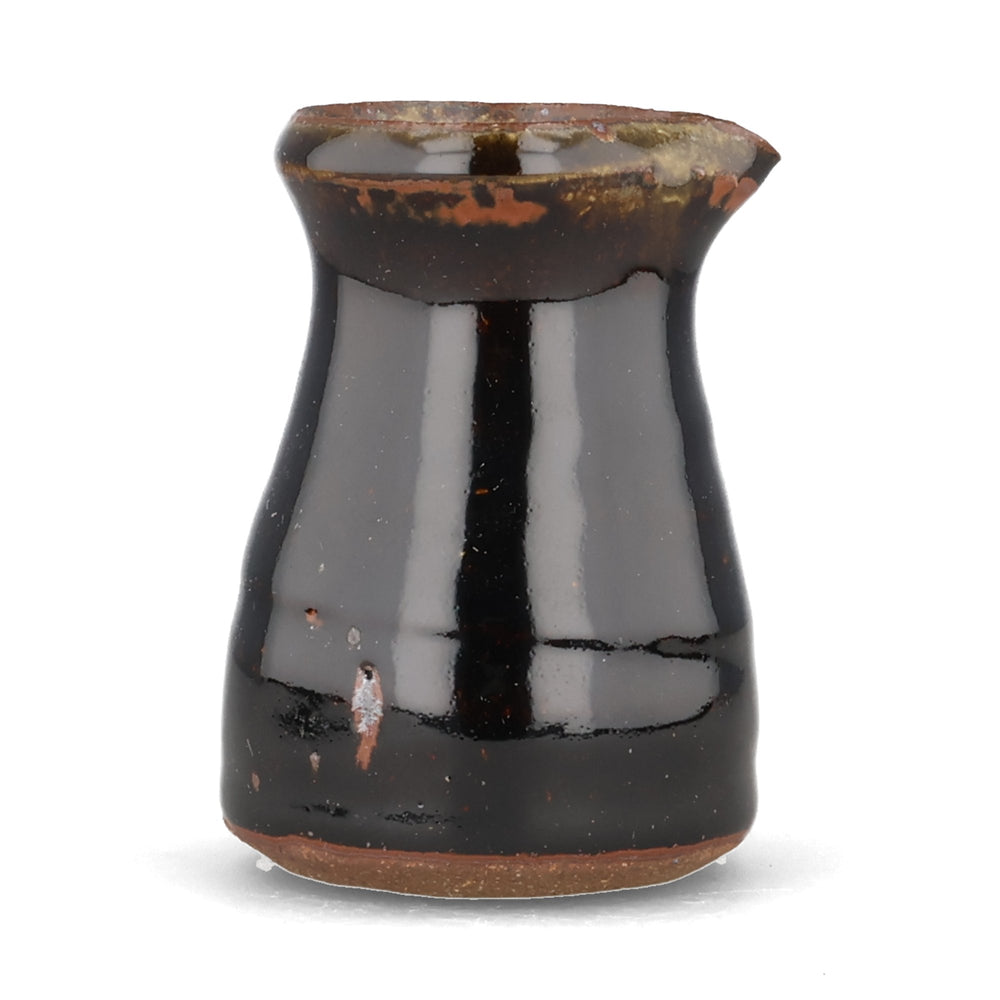Leach Pottery Tenmoku Black Stoneware Pourer, 100ml