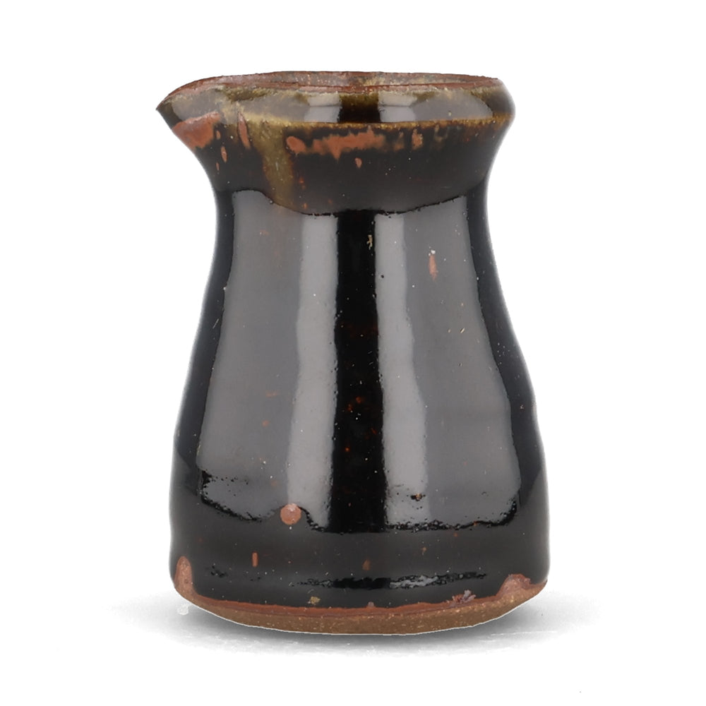 Leach Pottery Tenmoku Black Stoneware Pourer, 100ml