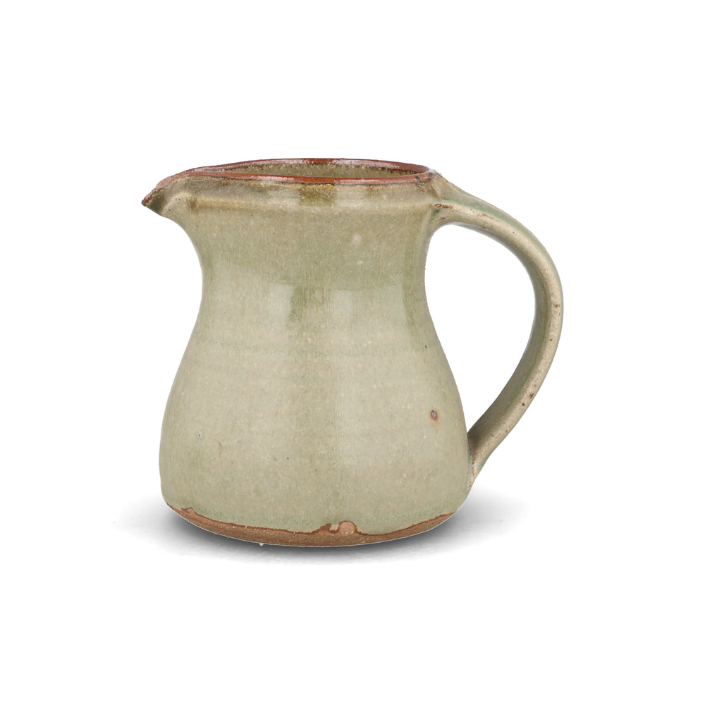 Leach Pottery Ash Green Stoneware Small Jug, 400ml