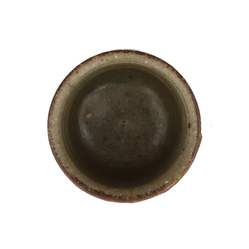 Leach Pottery Ash Green Stoneware Egg Cup, 4.5cm