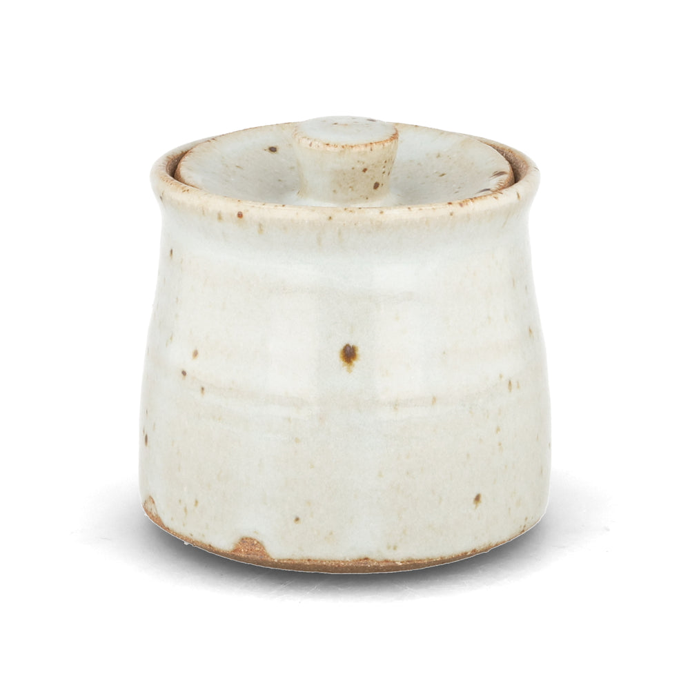 Leach Pottery Dolomite Stoneware Un-Notched Honey Jar, 280ml