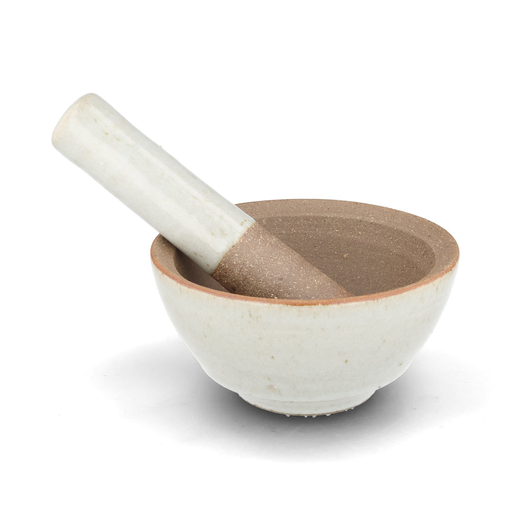 Leach Pottery Dolomite Stoneware Pestle & Mortar
