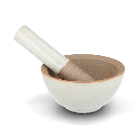 Leach Pottery Dolomite Stoneware Pestle & Mortar